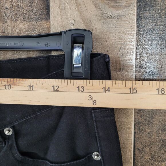 Jordache Black Low Rise Stretch Jeans Size 07/08 Petite RN# 98826 - Picture 4 of 9